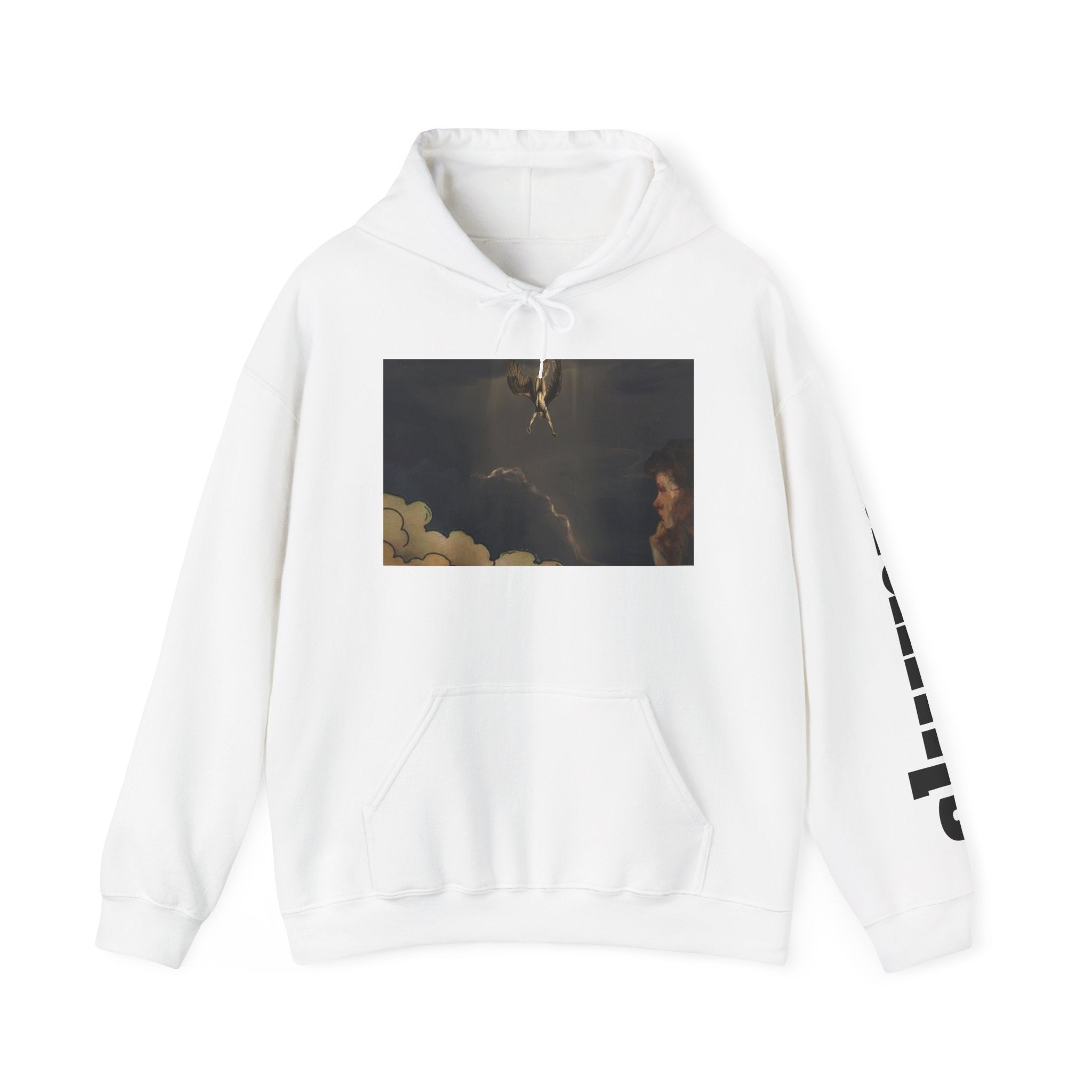 Drop-shoulder Sleeve Casual Sports Hoodie Sweater